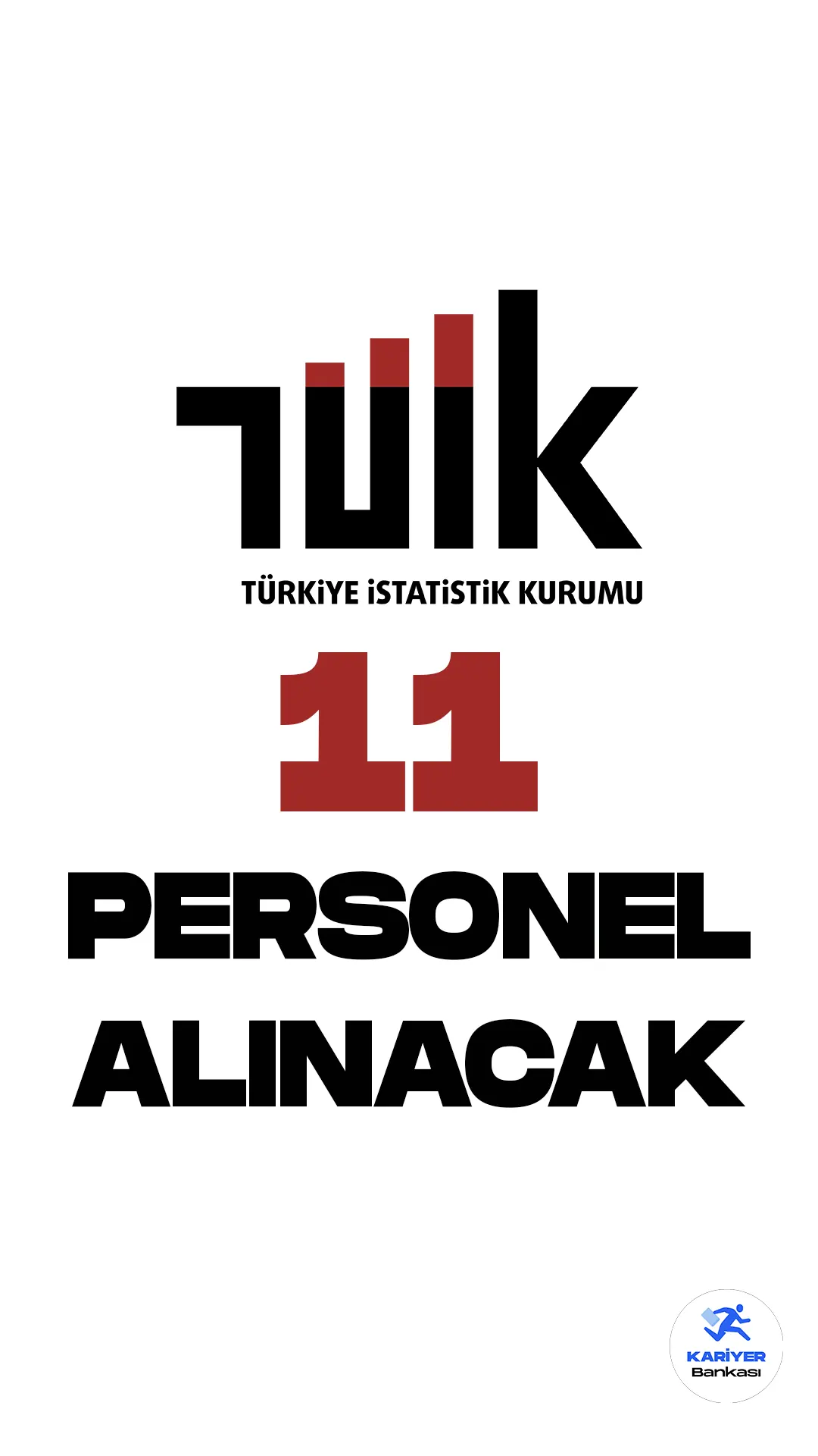 Türkiye İstatistik Kurumu personel alımı duyurusu yayımlandı.
