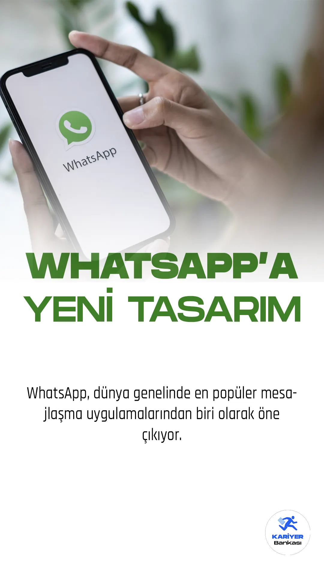 WhatsApp Sohbet Tasarımında Değişikliğe Gidiyor!
