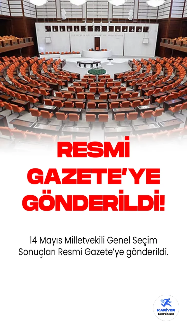 14 Mayıs 2023 28.Dönem Milletvekili Genel seçimleri resmi sonuçları belli oldu. Resmi Gazete'de ki kesin sonuçlara göre, AK Parti 268, CHP 169, Sol Parti 61, MHP 50, İYİ Parti 43, Yeniden Refah 4, TİP 4 Milletvekili ile Mecliste temsil edecek.