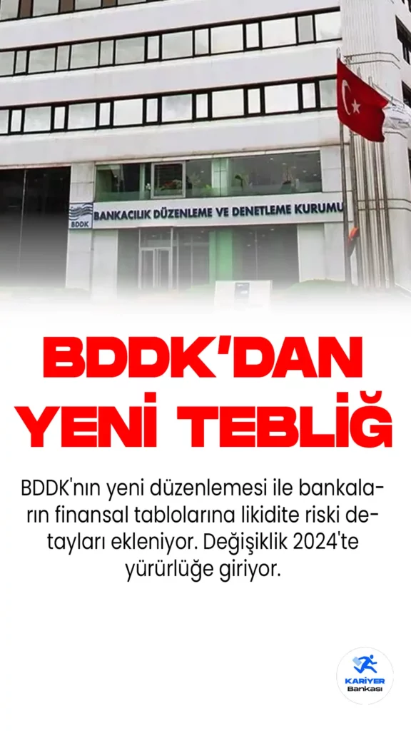 BDDK’dan Bankaların Finansal Tablolarına İlişkin Yeni Düzenleme