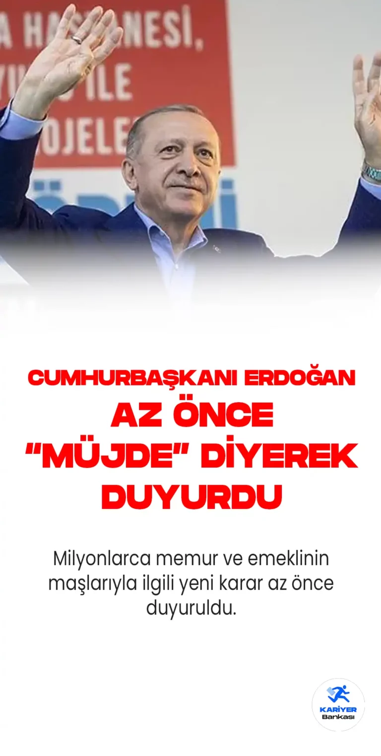 Memur ve Emekli Maaşı için Zam Açıklaması Geldi