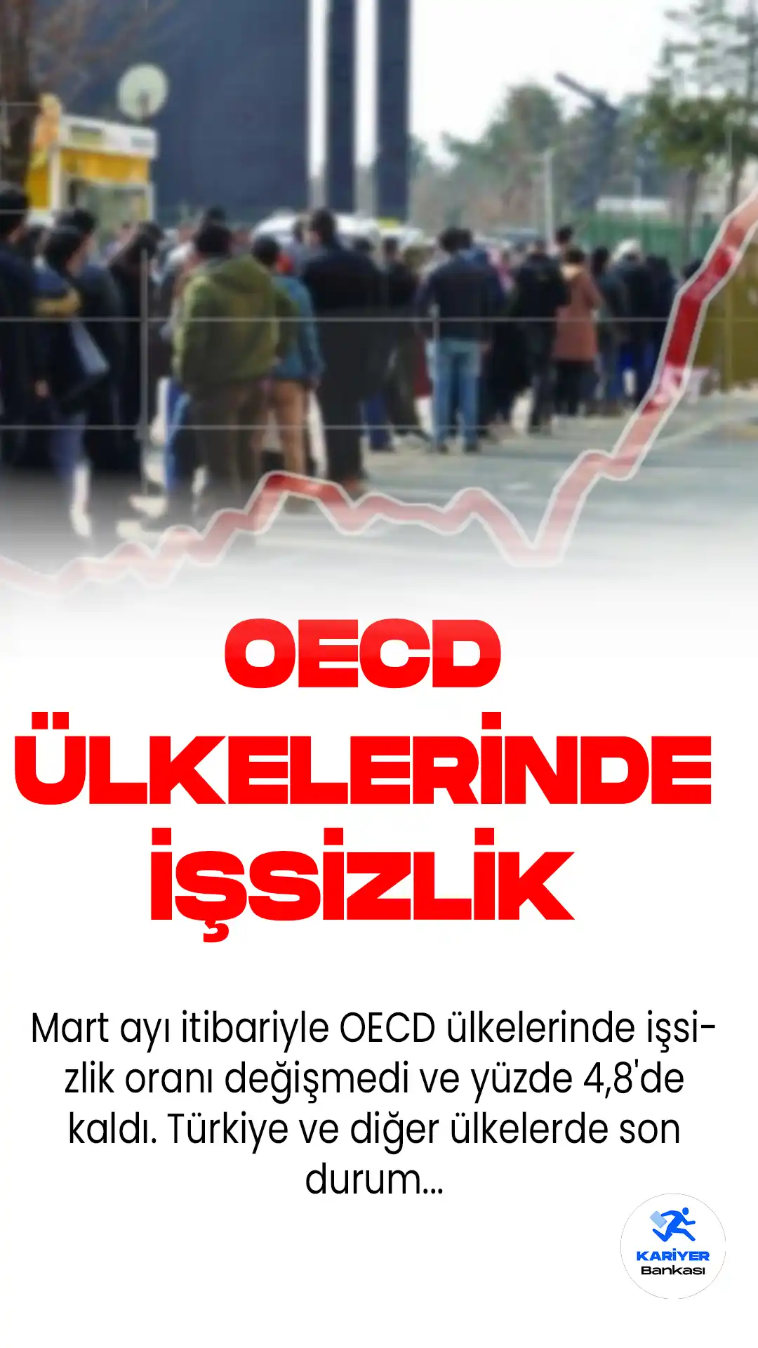 Mart ayı itibariyle OECD ülkelerinde işsizlik oranı değişmedi ve yüzde 4,8'de kaldı. Bu durum, işsizlik oranının rekor...