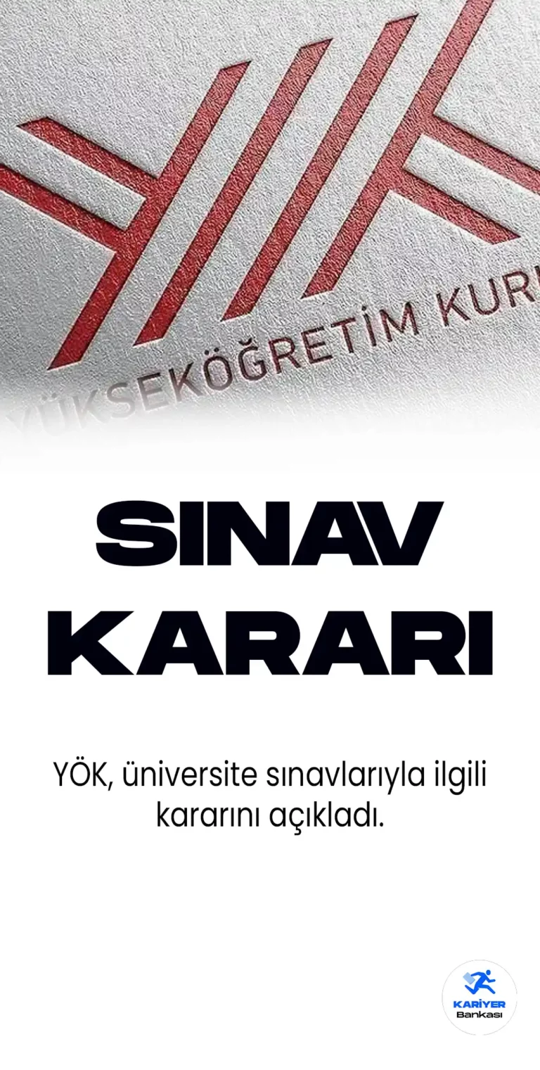 YÖK, Üniversitelerde Bahar Dönemi Sınavları için Kararı Açıkladı