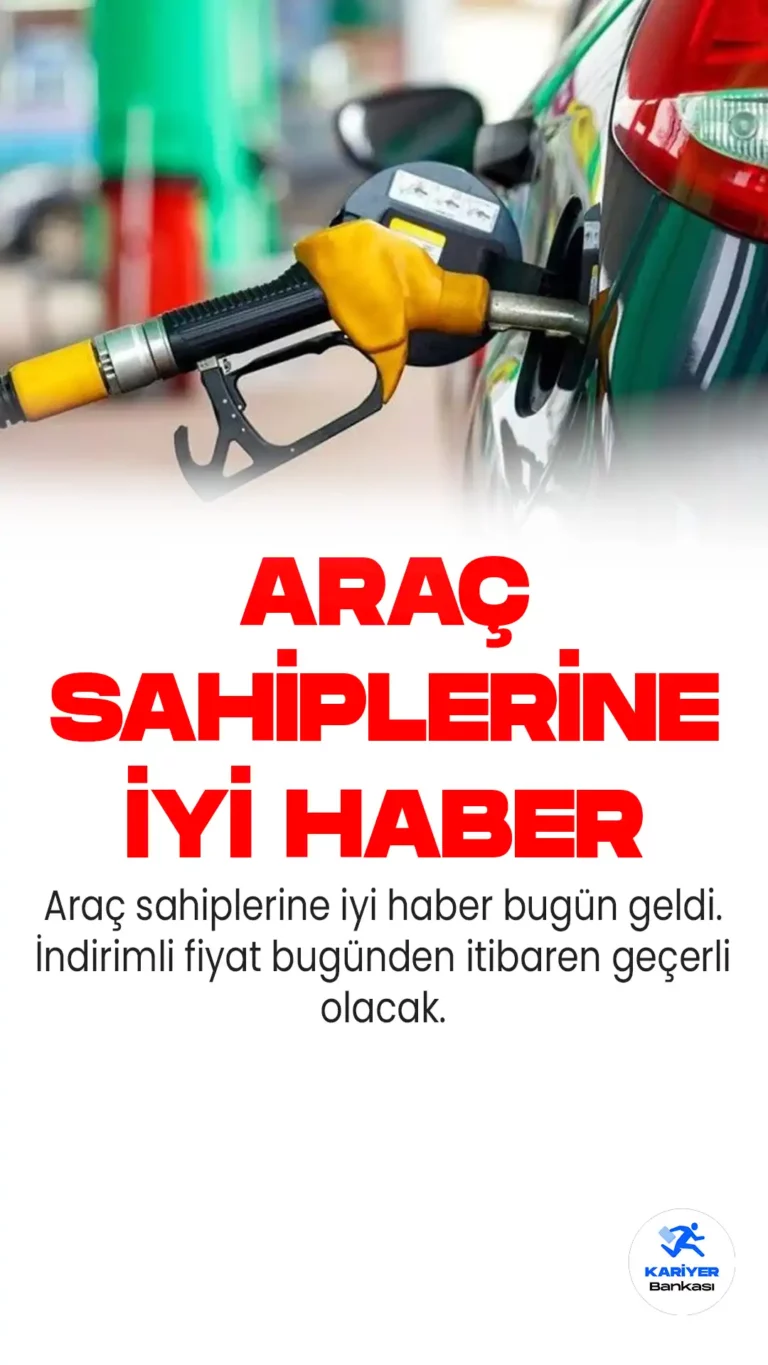 Son dönemde uluslararası ürün fiyatlarında yaşanan düşüş, motorin fiyatlarına indirim olarak yansıdı. Motorinin litre fiyatında önemli bir indirim gerçekleşti.