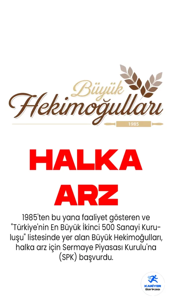 Büyük Hekimoğulları Halka Arz İçin SPK’ya Başvurdu