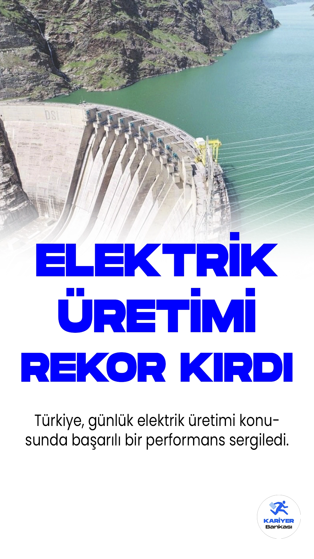 Türkiye'de Dün Günlük Elektrik Üretimi 711 Bin 794 Megavatsaat Oldu.Türkiye, dün günlük elektrik üretimi konusunda başarılı bir performans sergiledi. Türkiye Elektrik İletim AŞ'nin verilerine göre, ülke genelinde 711 bin 794 megavatsaat elektrik üretimi gerçekleştirildi. Bu üretimde, barajlı hidroelektrik santralleri yüzde 18,7'lik paylarıyla ilk sırayı aldı.