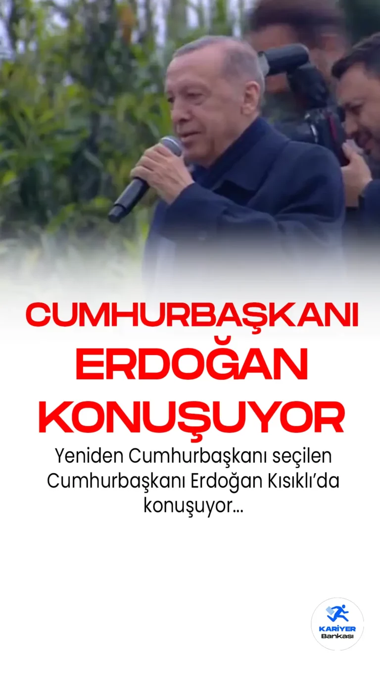 Son Dakika…Cumhurbaşkanı Erdoğan Açıklama Yapıyor