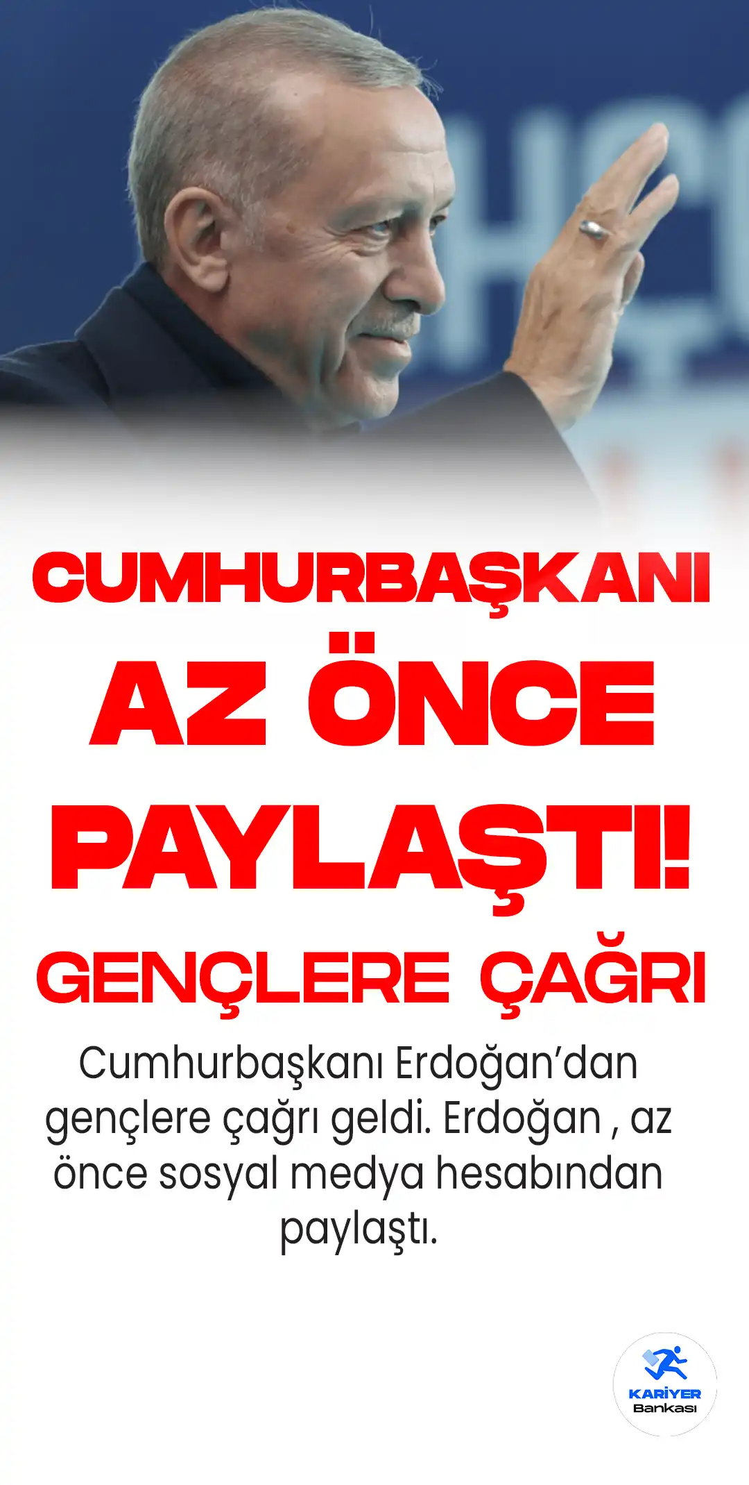 AK Parti Genel Başkanı ve Cumhur ittifakının adayı Cumhurbaşkanı Recep Tayyip Erdoğan, 28 Mayıs öncesi sosyal medya hesabı üzerinden mesajlarına devam ediyor.