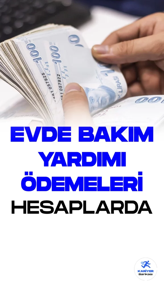 Bakan Yanık: "Evde Bakım Yardımı Hesaplara Yatırıldı"Ağır engelli vatandaşların ve ailelerinin bakımına yönelik ekonomik destek sağlamak amacıyla Aile ve Sosyal Hizmetler Bakanı Derya Yanık, bu ay toplam 2 milyar 449 milyon lira Evde Bakım Yardımı ödemelerinin hesaplara yatırıldığını duyurdu.