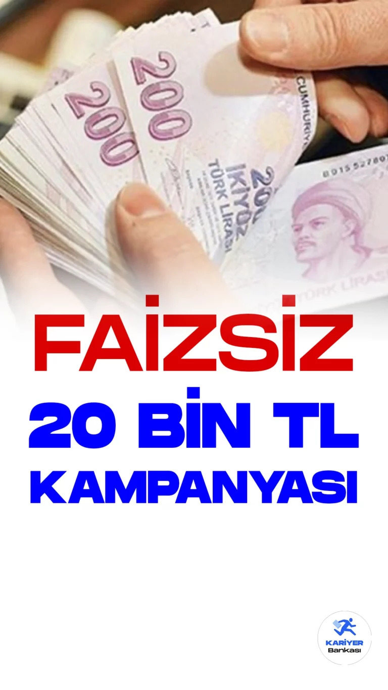 Garanti BBVA'dan 20 Bin TL'ye Kadar Faizsiz Kredi Kampanyası.Garanti BBVA, müşterilerine sunulan mobil uygulama ile birlikte cazip bir kredi kampanyası başlattı. Kampanya kapsamında Garanti BBVA Mobil uygulamasını indirip, ilk defa müşteri olan kullanıcılar 13 Nisan - 12 Mayıs tarihleri arasında 20.000 TL'ye kadar faizsiz kredi ve faizsiz taksitli nakit avans fırsatından yararlanabilecekler.