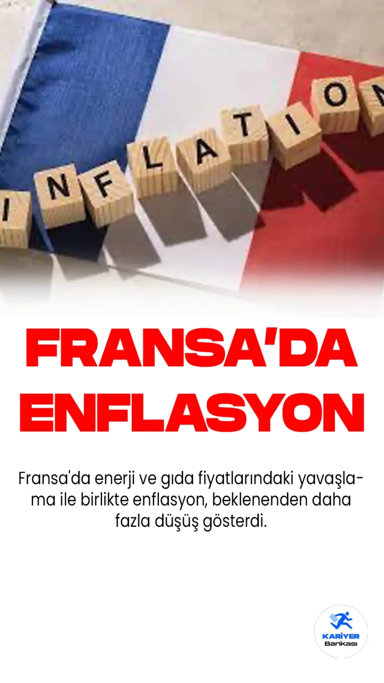 Fransa'da enflasyon beklenenden daha fazla düştü, AMB'nin faiz artırım planını etkileyebilir.