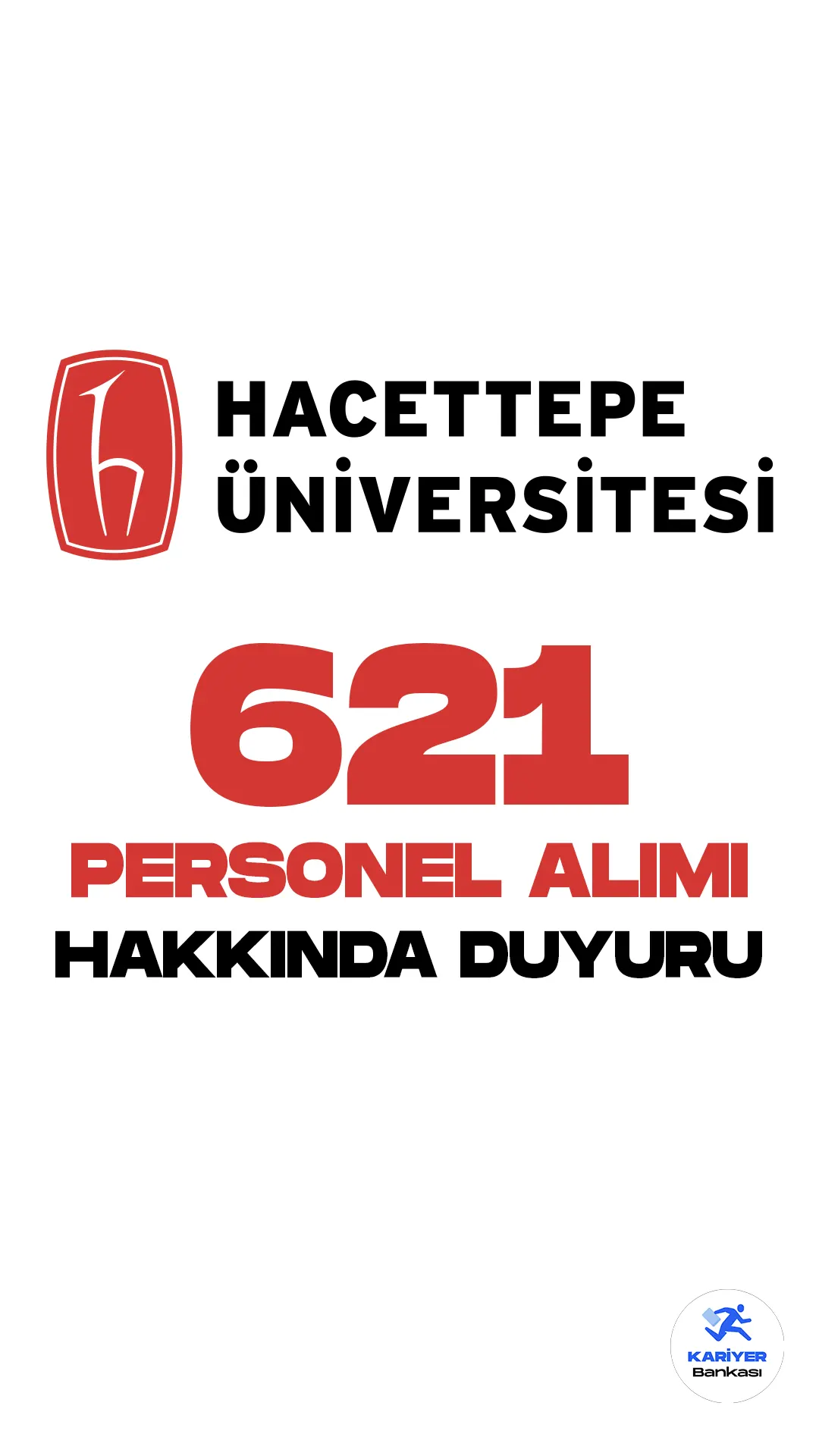 Hacettepe Üniversitesi personel alımı sonuçları açıklandı. Hacettepe Üniversitesi resmi sayfasından yayımlanan duyuruya göre, 5 Nisan-19 Nisan 2023 tarihleri arasında başvuruları alınan 657 / 4-B kapsamında 621 sözleşmeli personel alımı sonuçlarının açıkladığı aktarıldı. Başvuru yapan adayların sonuçlarına https://pdb.hacettepe.edu.tr adresi üzerinden ulaşabilecekleri kaydedildi.