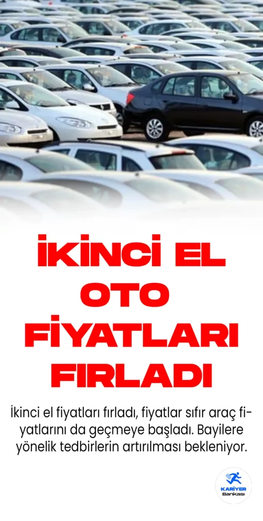İkinci El Otomobil Fiyatları Sıfır Araçları Geçti
