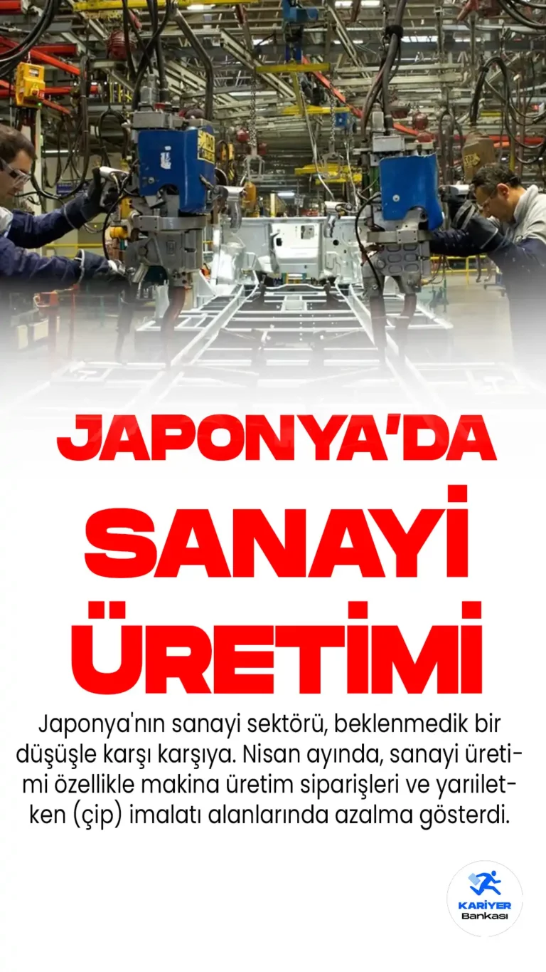 Japonya’nın Sanayi Üretimi Beklenmedik Düşüş Gösterdi