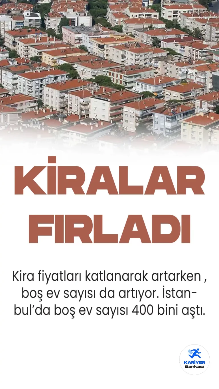 Konut krizinde sıkıntılar artıyor, boş ev sayısı da... Konut krizi nedeniyle kira fiyatları fırlarken, boş ev sayısı da artış gösterdi.