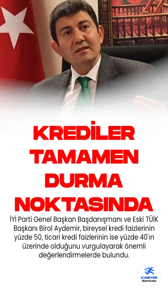 Eski TÜİK Başkanı Birol Aydemir’den Kredi Uyarısı