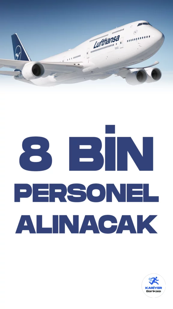 Alman hava yolu şirketi Lufthansa, bu yıl içinde 8 bin personel alımı daha hedeflediğini duyurdu. Şirketin bu hamlesi, pandemi döneminde yaşanan işten çıkarmaların ardından bir toparlanma stratejisi olarak görülüyor.