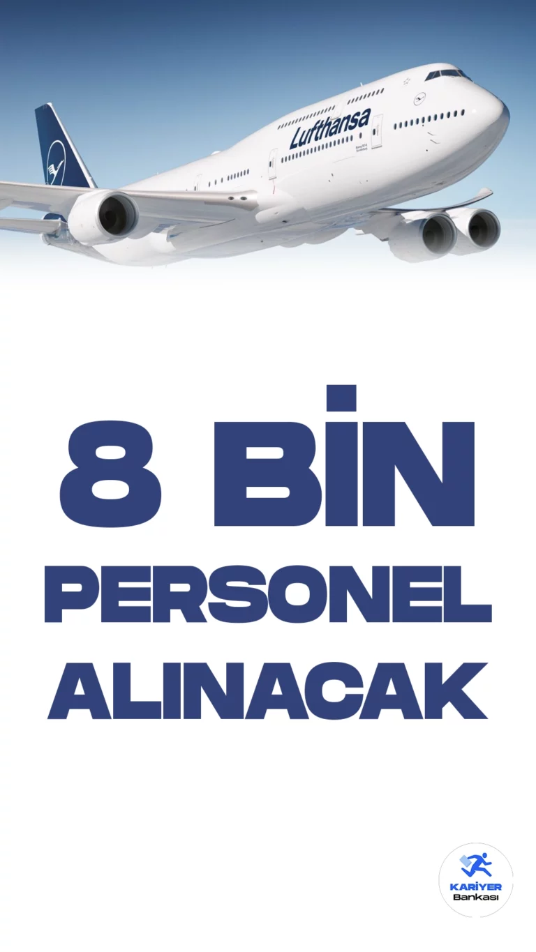 Alman hava yolu şirketi Lufthansa, bu yıl içinde 8 bin personel alımı daha hedeflediğini duyurdu. Şirketin bu hamlesi, pandemi döneminde yaşanan işten çıkarmaların ardından bir toparlanma stratejisi olarak görülüyor.