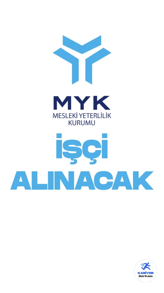 Mesleki Yeterlilik Kurumu (MYK) işçi alımı duyurusu yayımlandı. Cumhurbaşkanlığı SBB'de yayımlanan duyuruya göre, avukat ve hukuk müşaviri unvanlarında olmak üzere personel alacak.Başvuru yapacak adayların belirtilen şartları dikkatle incelemesi gerekmektedir.
