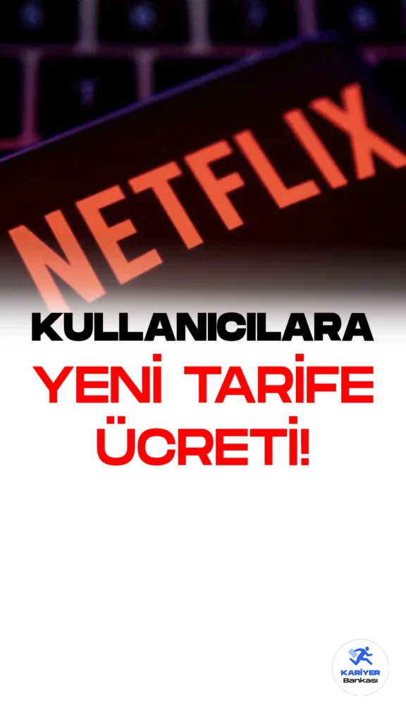 Netflix, Parola Paylaşımı İçin Yeni Ücret Tarifeleri Açıkladı.Netflix, İngiltere ve ABD gibi büyük pazarlarda parola paylaşımı konusunda uzun süredir söz verdiği sıkı önlemlere başlamış durumda. ABD'deki kullanıcılara yönelik olarak yeni bir ücret tarifesi duyuran şirket, hesap bilgilerini başkalarıyla paylaşma imkanı sunuyor.