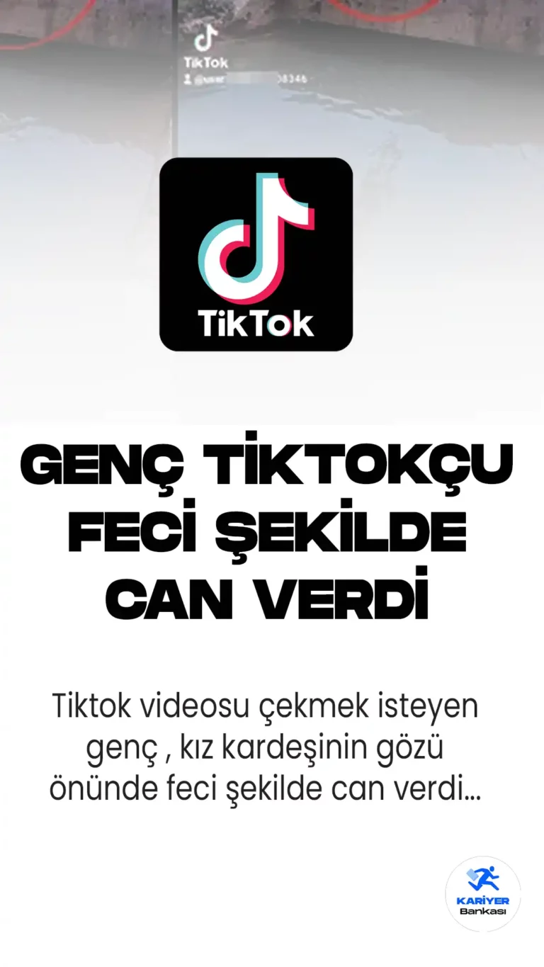 Mardin'in Derik ilçesinde, sosyal medya uygulaması TikTok videosu çekmek için su kanalına atlayan Suriye uyruklu genç, feci şekilde can verdi.