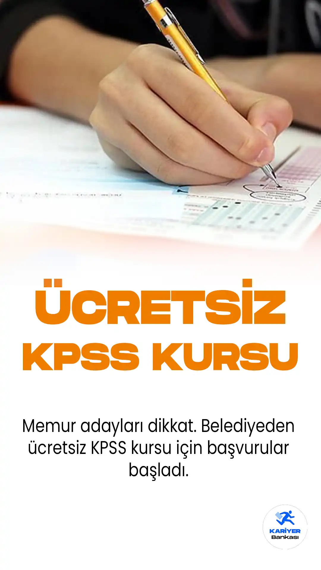 Ankara Büyükşehir Belediyesi ve Benim Hocam Yayıncılık, Kamu Personeli Seçme Sınavı'na (KPSS) girecek adaylara yönelik özgün bir fırsat sunuyor.