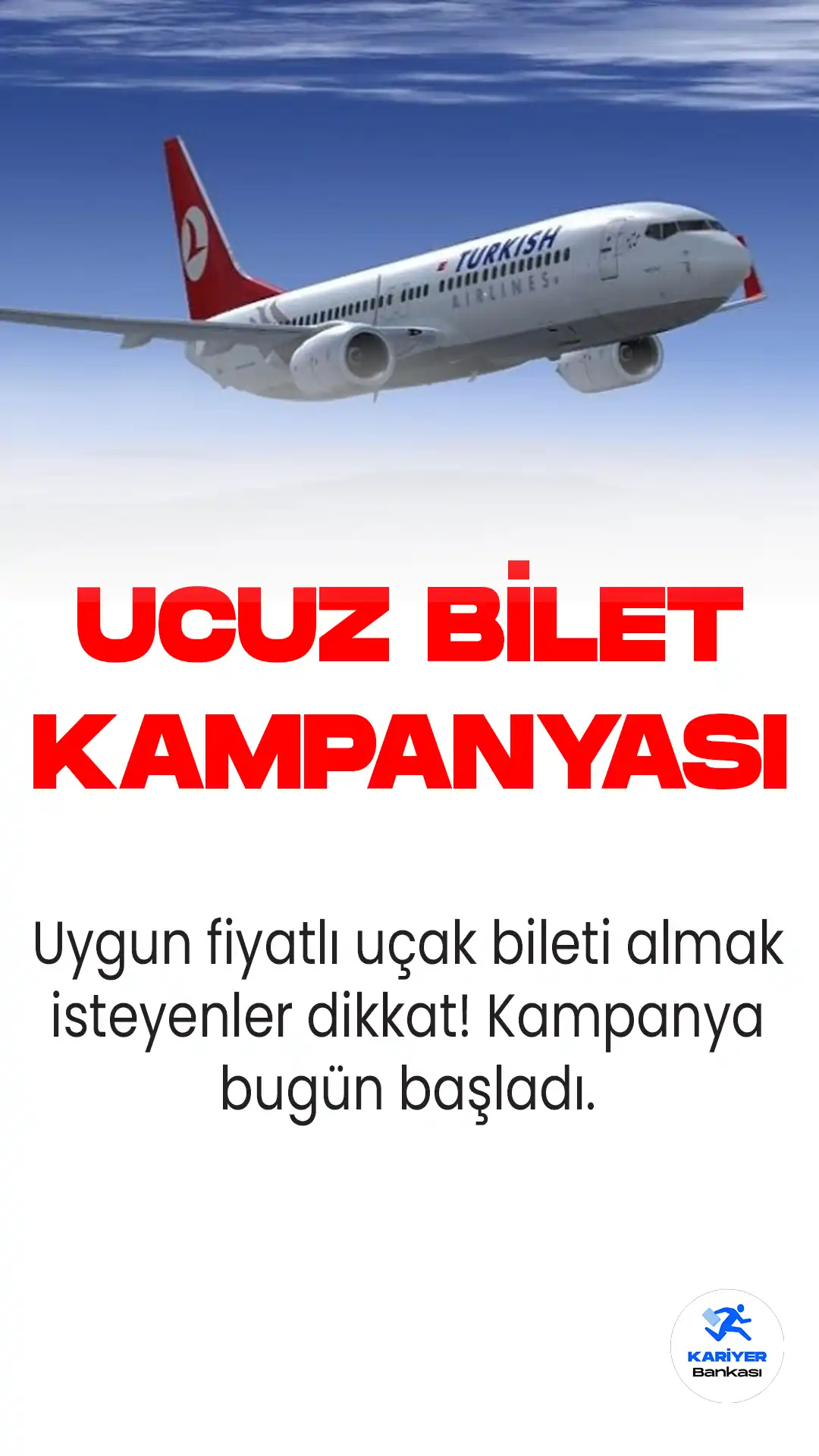 Türk Hava Yolları ve AnadoluJet, yurt içi uçuşlar için özel bir kampanya düzenliyor. 449 TL fiyatlı bilet kampanyasının detayları...