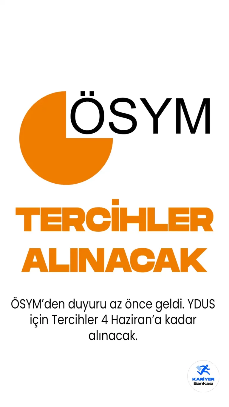 2022 YDUS Uzmanlık Dalı Değişikliği Tercihleri Alınacak