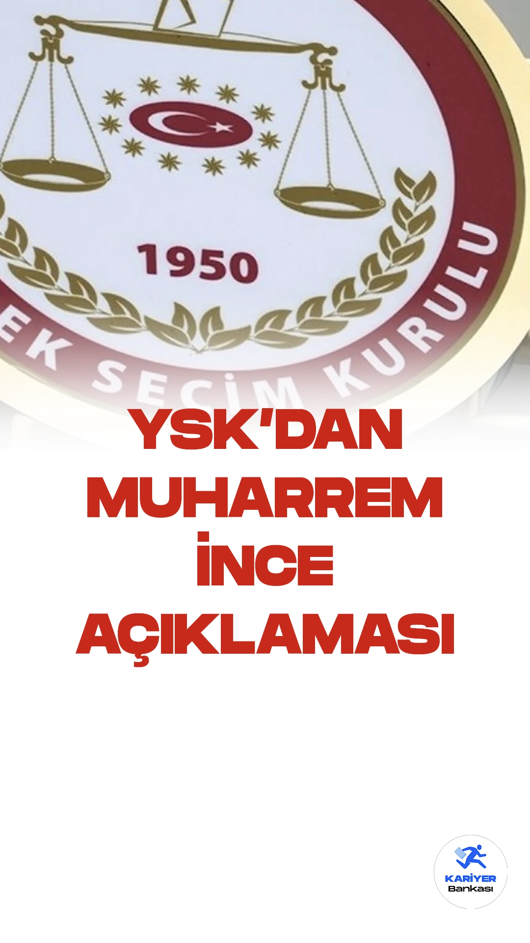 Yüksek Seçim Kurulu (YSK) Başkanı Ahmet Yener, Cumhurbaşkanlığı adaylığından çekilen Muharrem İnce ile ilgili alınan kararı açıklandı.