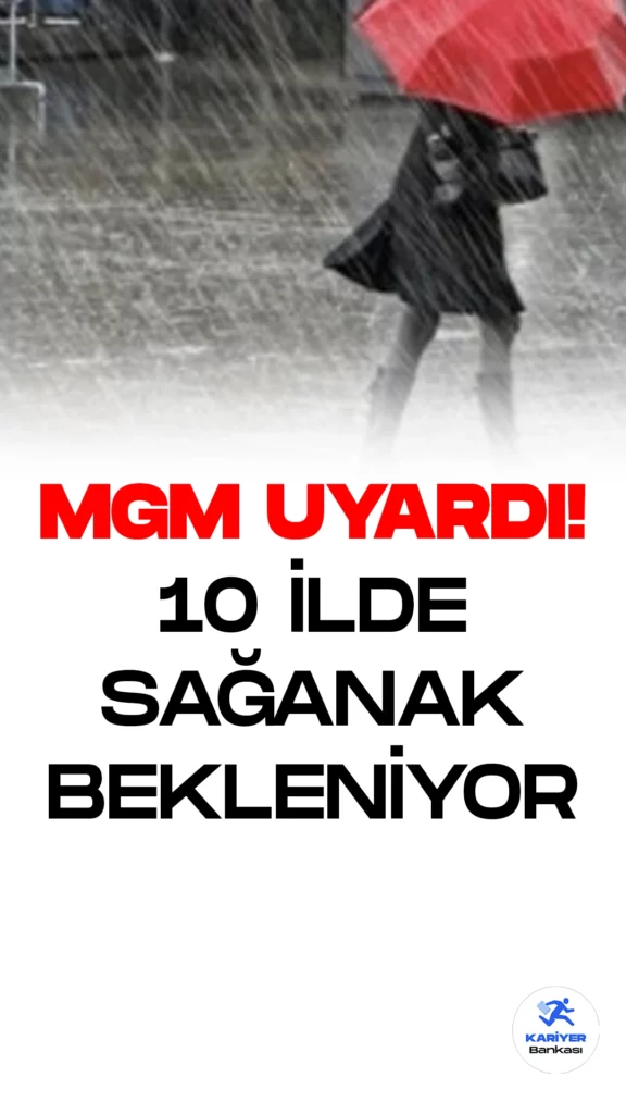Yurt Genelinde Yağışlı Hava Etkisini Sürdürüyor: 10 İlde Gök Gürültülü Sağanak Bekleniyor.Meteoroloji'nin yayınladığı son verilere göre, Türkiye genelinde yağışlı hava koşulları devam ediyor. Meteoroloji, 10 il için 'sarı' kodla uyarıda bulunarak gök gürültülü sağanak yağışların beklendiğini bildirdi.