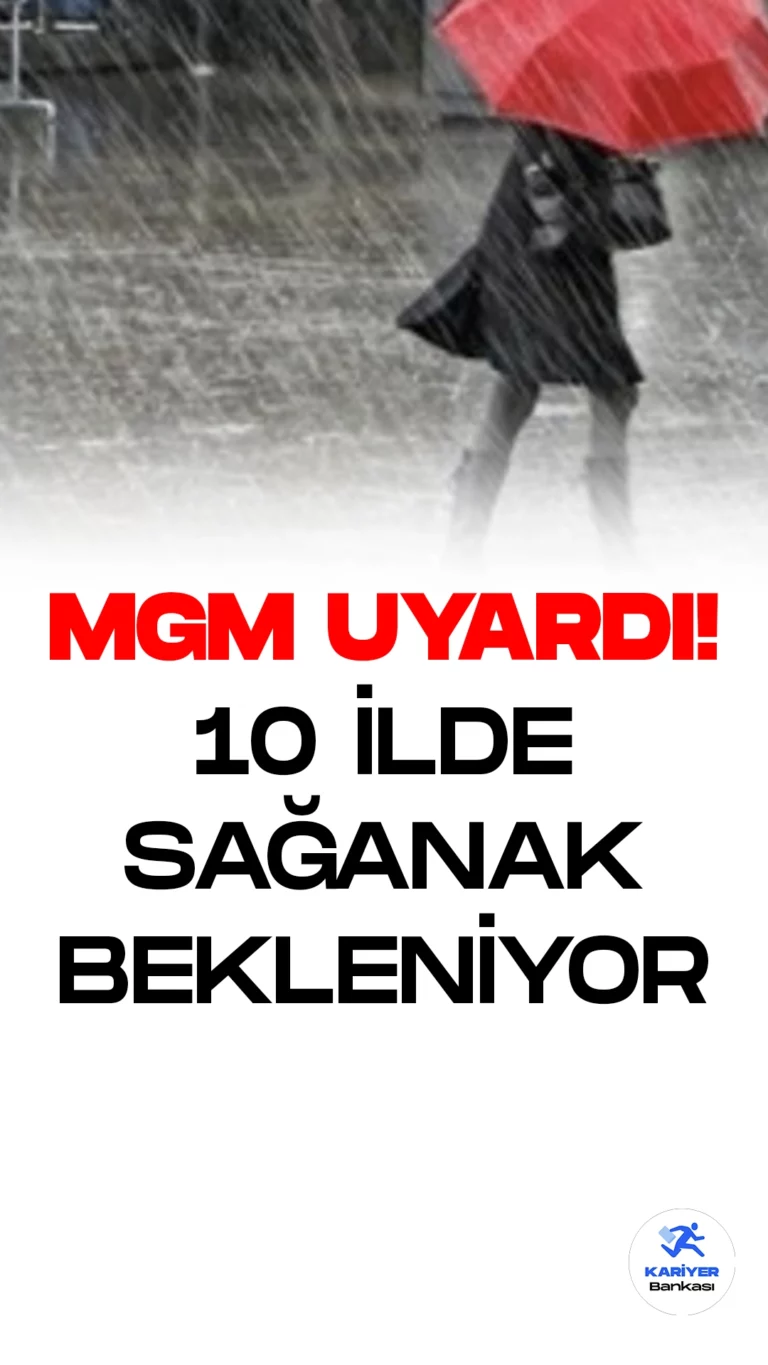 Yurt Genelinde Yağışlı Hava Etkisini Sürdürüyor: 10 İlde Gök Gürültülü Sağanak Bekleniyor.Meteoroloji'nin yayınladığı son verilere göre, Türkiye genelinde yağışlı hava koşulları devam ediyor. Meteoroloji, 10 il için 'sarı' kodla uyarıda bulunarak gök gürültülü sağanak yağışların beklendiğini bildirdi.