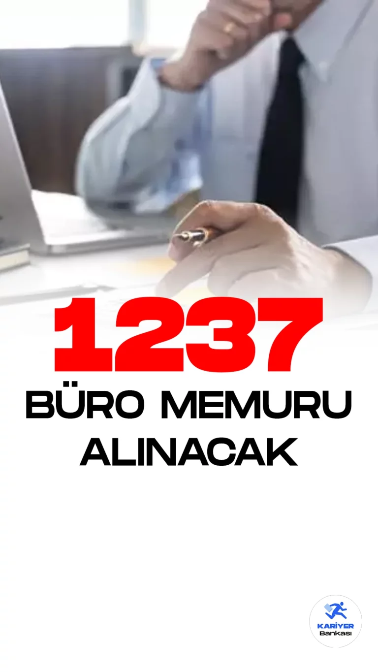 İŞKUR üzerinden büro memuru alımı duyuruları yayımlandı. Özel sektör firmaları tarafından yayımlanan duyurulara göre, en az ilkokul mezunu 1237 büro memuru alımı yapılacak. Başvuru yapacak adayların belirtilen şartların yanı sıra, başvuru tarihlerine de dikkat etmesi gerekmektedir.
