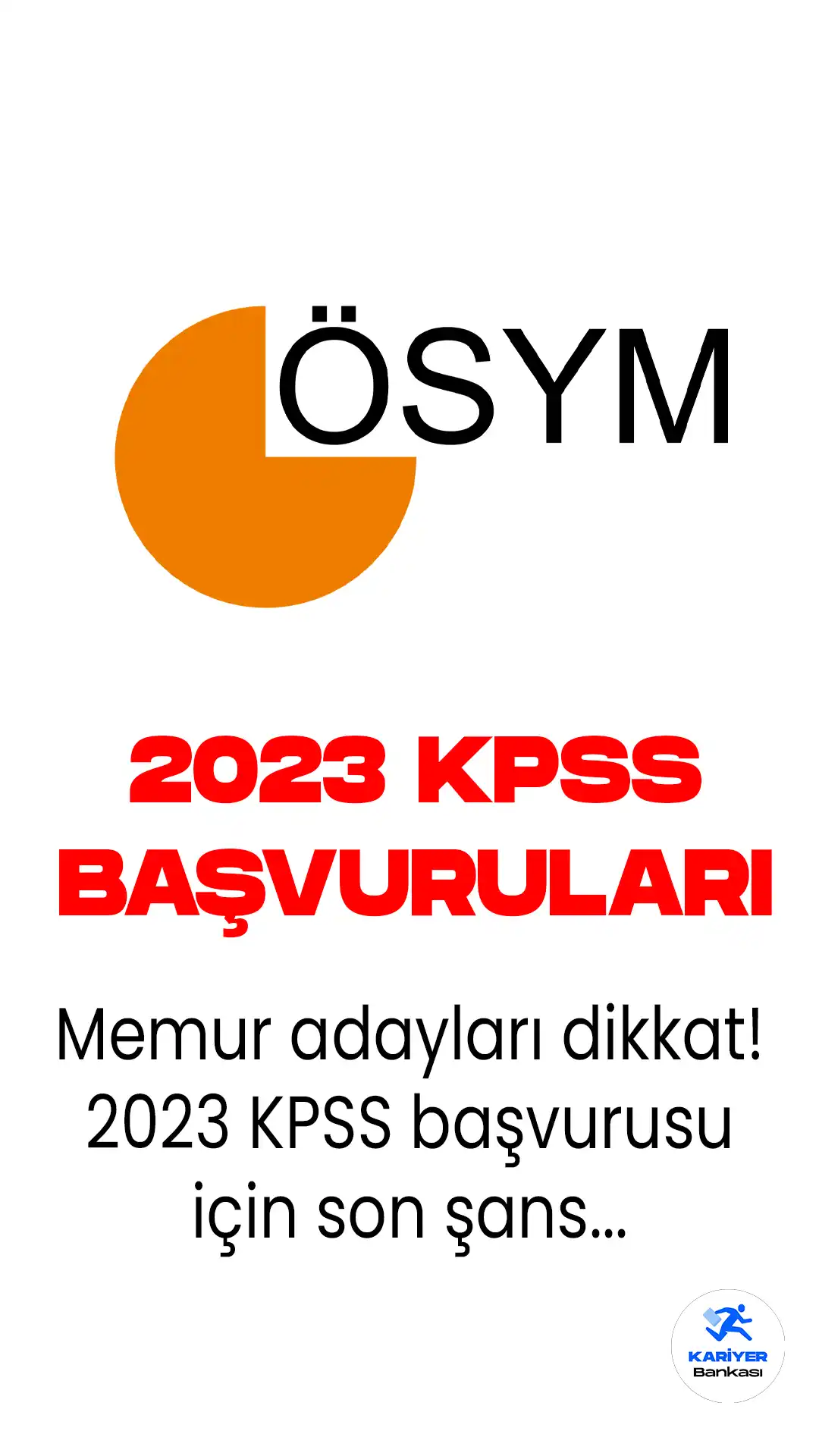 2023 KPSS için geç başvuru işlemleri başladı. Geç başvurular, 7 Haziran 2023 saat 23.59'a kadar ÖSYM'nin ais.osym.gov.tr adresinden online yapılacak.