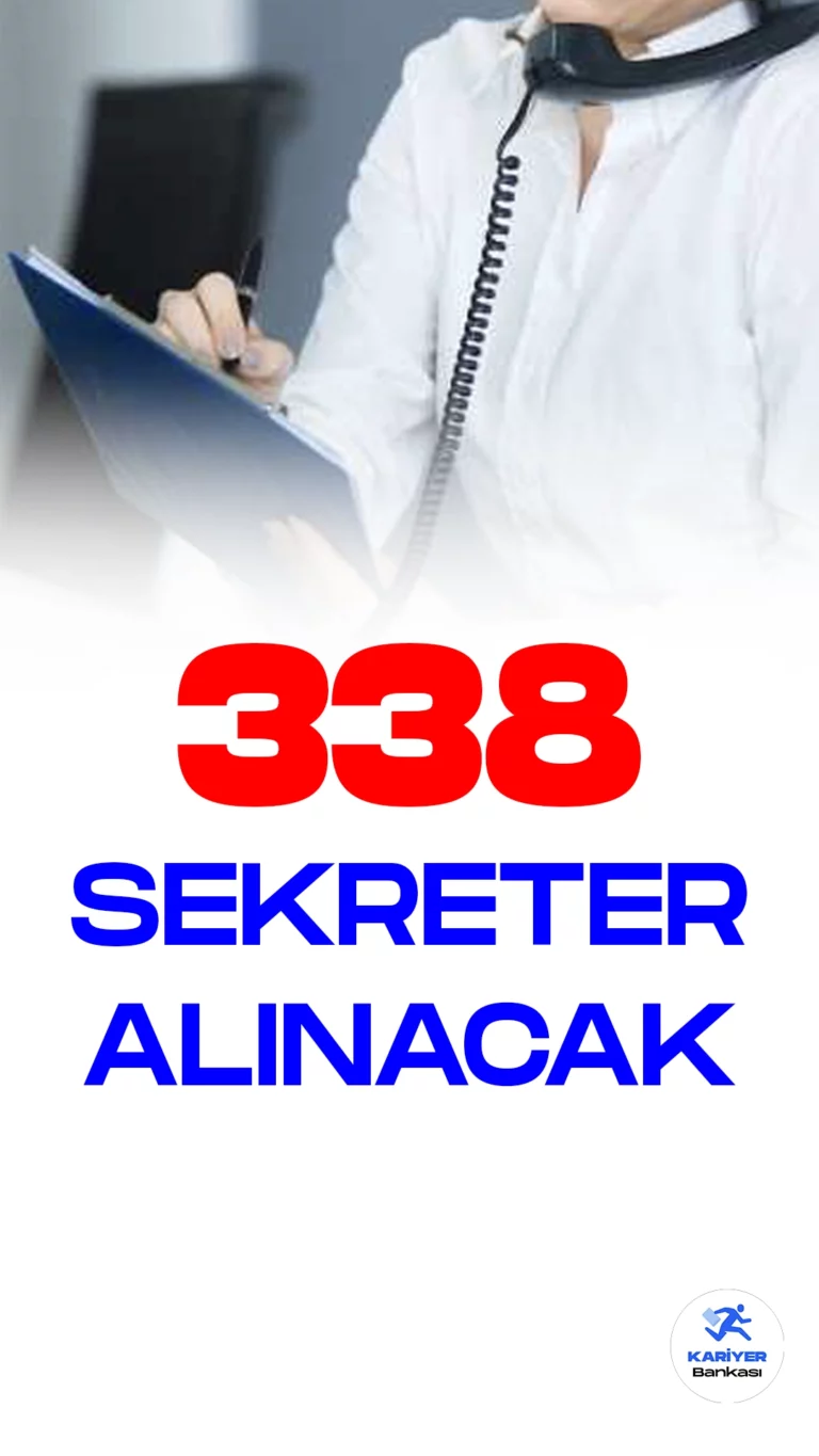 İŞKUR üzerinden sekreter alımı duyuruları yayımlandı. Özel sektör firmaları tarafından yayımlanan duyurulara göre, 338 sekreter alımı yapılacak. Başvuru yapacak adaylarda en az ilkokul mezuniyet şartı aranıyor. Başvurular İŞKUR resmi sayfası üzerinden gerçekleştiriliyor. Adayların belirtilen başvuru şartlarını dikkatle incelemesi gerekmektedir.