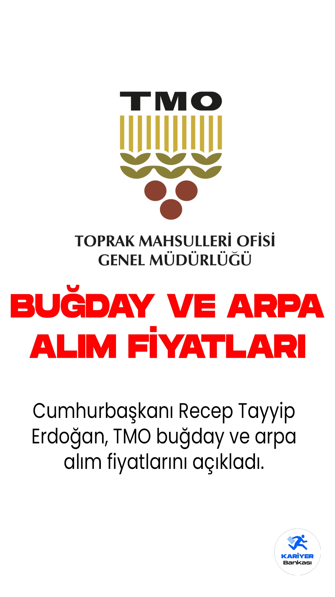 Cumhurbaşkanı Recep Tayyip Erdoğan, yeni kabinenin ilk toplantısının ardından ulusa seslendi. TMO buğday ve arpa alım fiyatları da açıklandı.