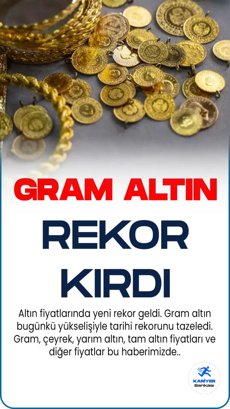 Gram Altın Tarihi Rekorunu Kırdı: 1493 TL