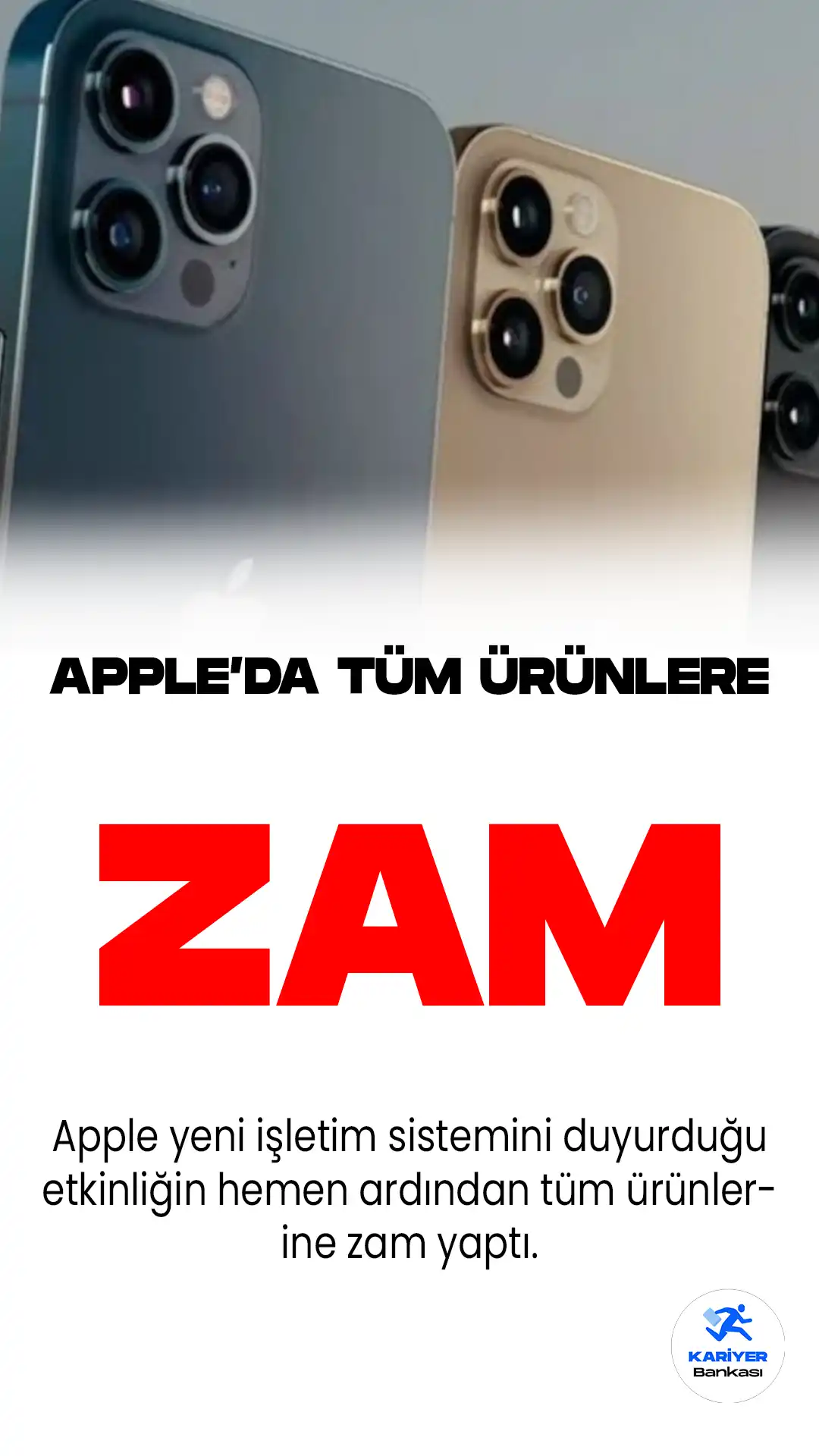 Apple, WWDC 23 etkinliğinin ardından Türkiye'de satışa sunulan ürünlerinin fiyatlarında zam yaptı. Apple güncel fiyatları ve diğer detaylar...