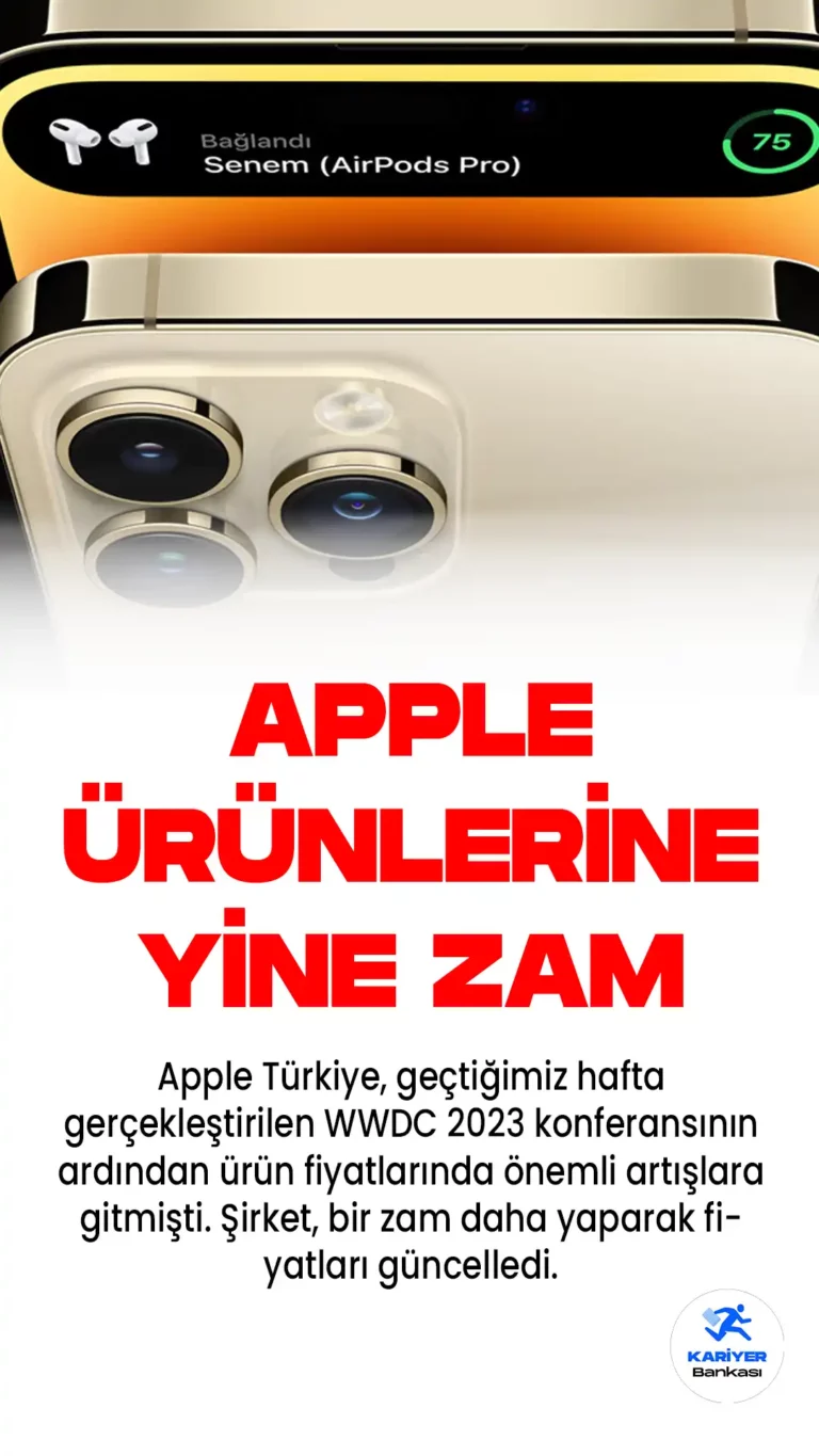 Apple Türkiye, iPhone 14 ve Pro modellerinde fiyat artışına gitti. Yeni Apple ürün fiyatları ile diğer detaylar bu haberimizde...