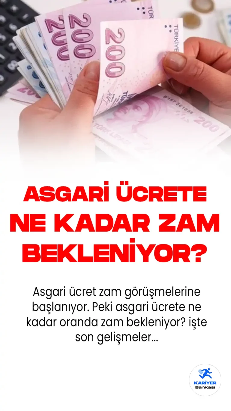 Milyonlarca vatandaşı doğrudan ilgilendiren asgari ücret pazarlıklarında süreç başlıyor. İşçi, işveren ve hükümet kesiminin...