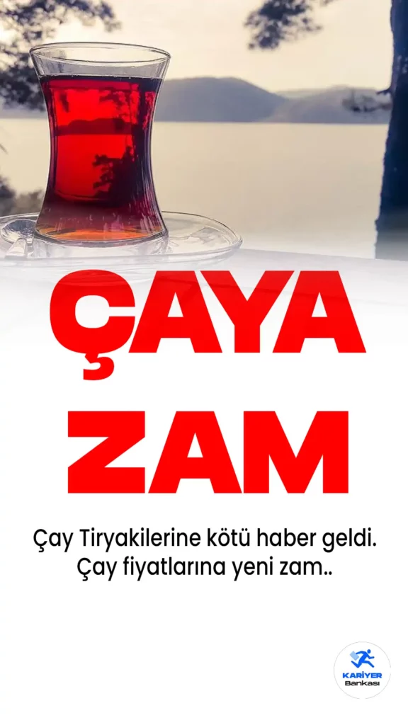 Çaykur, yaş çay alım fiyatının yüzde 64 artışla 11.30 TL'ye yükseltilmesinin ardından, çay fiyatlarına yüzde 43 oranında zam yapıldı.