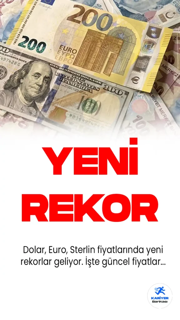 Dolar, Euro Kurunda Yeni Rekor Geldi! Güncel Fiyatlar