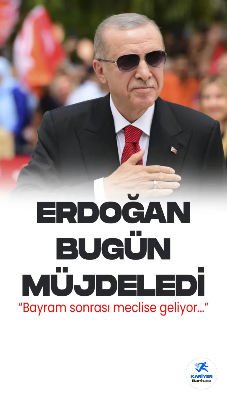 Cumhurbaşkanı Erdoğan Açıkladı! Maaş Zamları Bayram Sonrası Meclise Geliyor