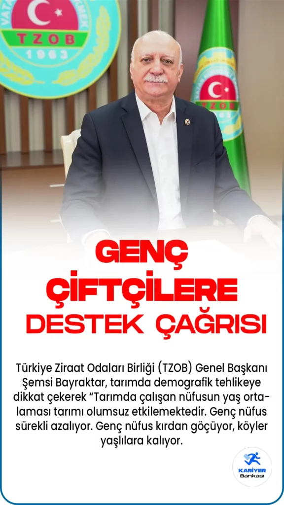 TZOB’dan Genç Çiftçilere Yönelik Teşvik Çağrısı