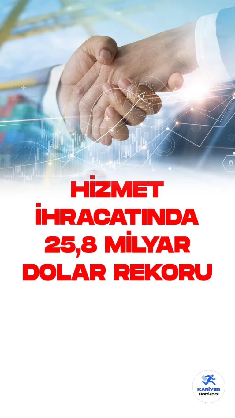 Ticaret Bakanlığı, Hizmet İhracatında 25,8 Milyar Dolarlık Rekor Gerçekleştirildi, 120 Milyar Dolar Hedefleniyor.
