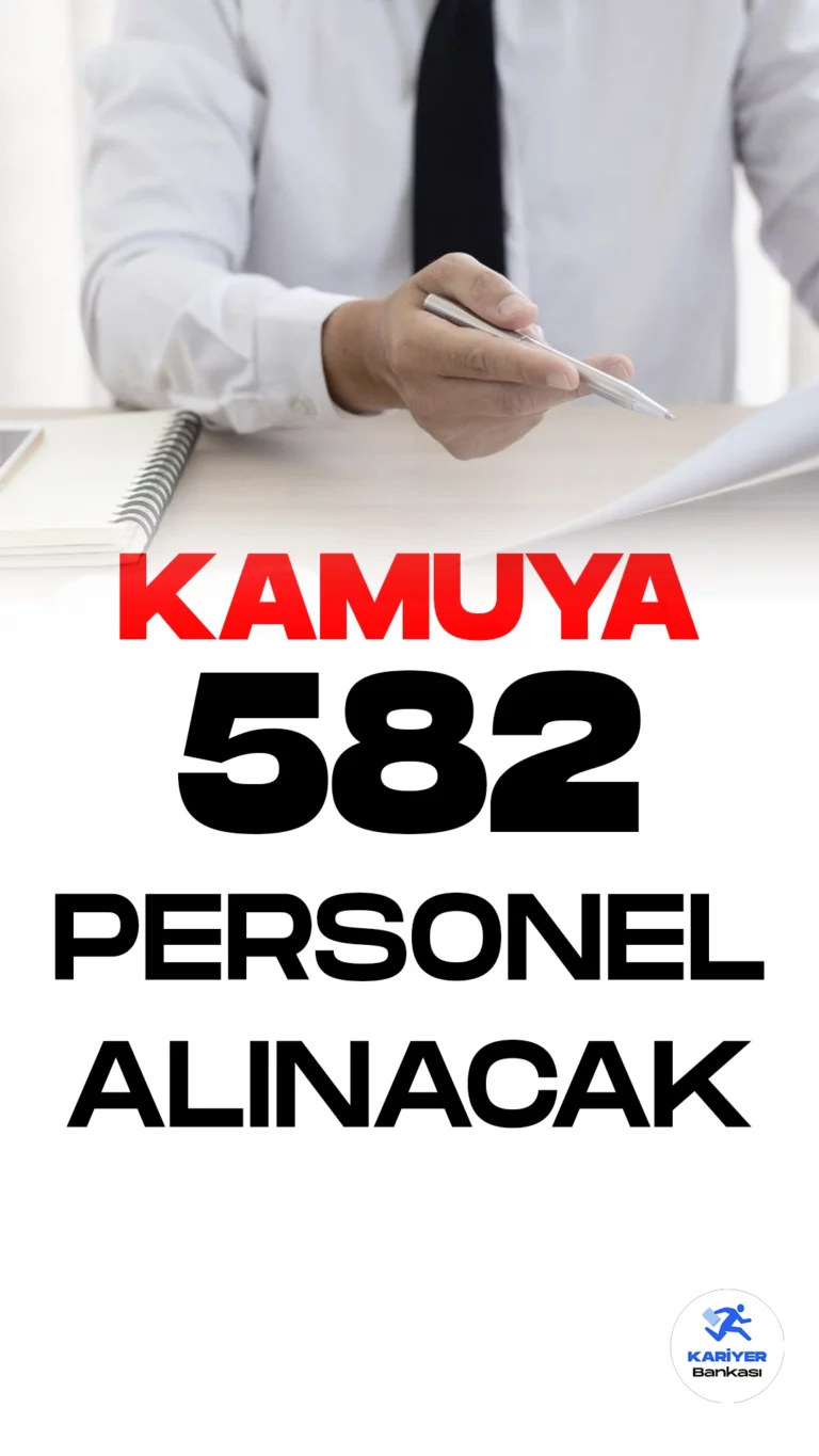 Kamuya 582 Personel, Memur ve İşçi Alımı Yapılacak. Kamu Kurum ve Kuruluşlarına memur, personel ve işçi alımı duyuruları art arda yayımlandı. Resmi Gazete ve Cumhurbaşkanlığı Strateji ve Bütçe Başkanlığı Kamu İlan sitesinde farklı tarihlerde yayımlanan duyurulara göre, Bakanlık, Belediye ve Üniversitelere memur, sözleşmeli personel, işçi ve kadrolu işçi alımları yapılacak.