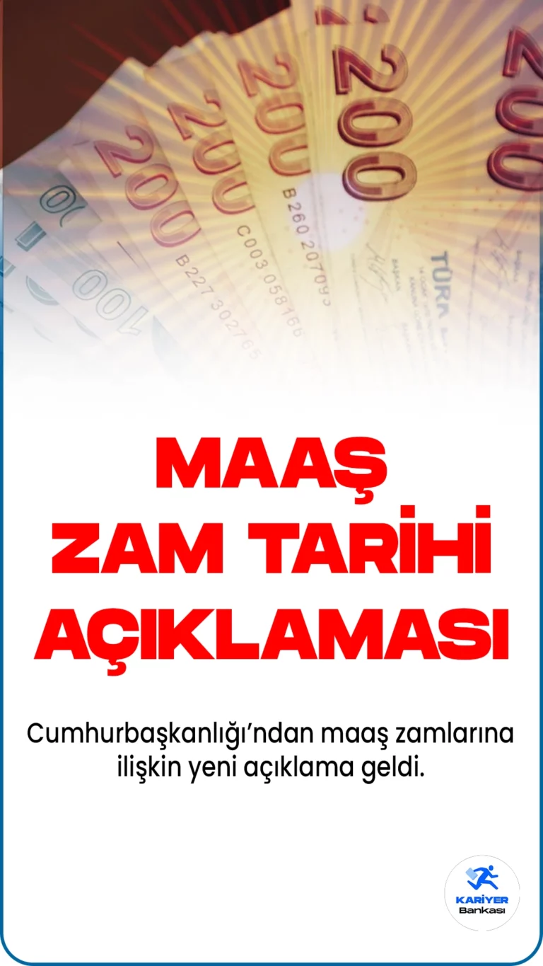 Cumhurbaşkanlığından En Düşük Memur Maaşıyla İlgili Yeni Açıklama