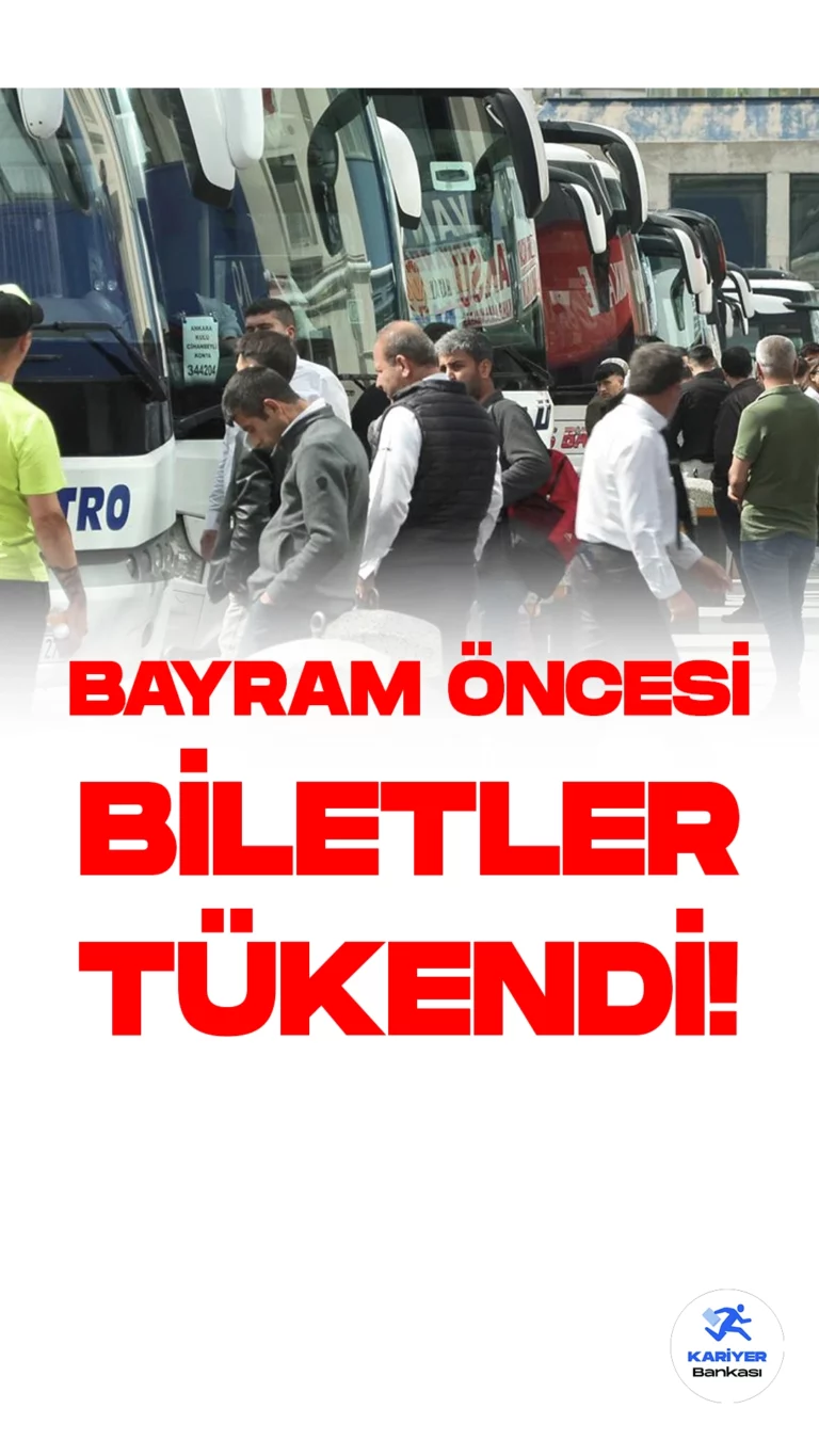 Bayram Öncesi Biletler Tüketince Ek Seferler Konuldu.Tüm Otobüsçüler Federasyonu (TOF) Genel Başkanı Mustafa Yıldırım, Kurban Bayramı sebebiyle satışa sunulan otobüs biletlerinin tükendiğini ve ek seferlerin planlandığını açıkladı.