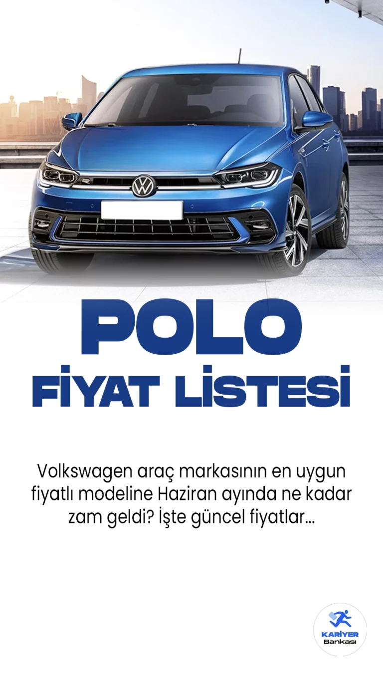 Volkswagen Polo Haziran 2023 Fiyat Listesi Yayımlandı!Yeni nesil Volkswagen Polo, güncellenmiş tasarımı ve geliştirilmiş özellikleriyle otomobil severlere hitap etmeye devam ediyor. Yenilenen ön ve arka tasarımıyla daha dinamik bir görünüm sunan Polo, çarpıcı hatlarıyla dikkat çekiyor. Yeni LED farlar ve güncellenmiş tamponlar, araca modern bir hava katıyor. İç mekanda ise yüksek kaliteli malzemeler ve ergonomik tasarım dikkat çekiyor. Polo, yeni nesil bilgi-eğlence sistemi ve gelişmiş sürüş yardımcılarıyla donatılmış durumda. Güvenlik ise en önemli önceliklerden biri olarak öne çıkıyor. Yenilikçi özellikleri ve şık tasarımıyla Volkswagen Polo, kompakt sınıfta fark yaratmaya devam ediyor.