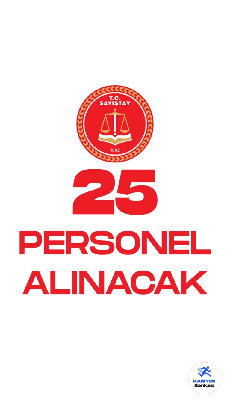 Sayıştay Başkanlığı denetçi yardımcısı alımı duyurusu yayımlandı. Resmi Gazete'de yayımlanan duyuruya göre, Sayıştaya sınavla 25 denetçi yardımcısı alınacak. Başvurular 19 Temmuz- 25 Temmuz 2023 tarihleri arasında gerçekleştirilecek.Başvuru yapacak adayların belirtilen şartları taşıması gerekmektedir.