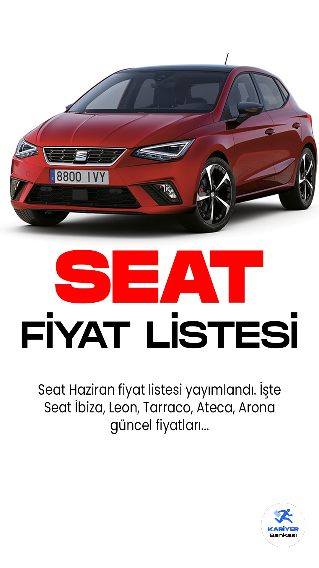 Seat Haziran 2023 Fiyat Listesi Yayımlandı!Seat, geniş ürün gamıyla otomobil severlere çeşitli seçenekler sunuyor. Seat Leon, dinamik tasarımı ve üstün performansıyla öne çıkıyor. Yüksek sürüş konforu ve geniş iç mekanıyla dikkat çeken Seat Ibiza, şehir içi kullanıma uygun bir seçenek sunuyor.